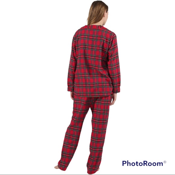 Honors Plaid Flannel Pajama Set. - Picture 2 of 7